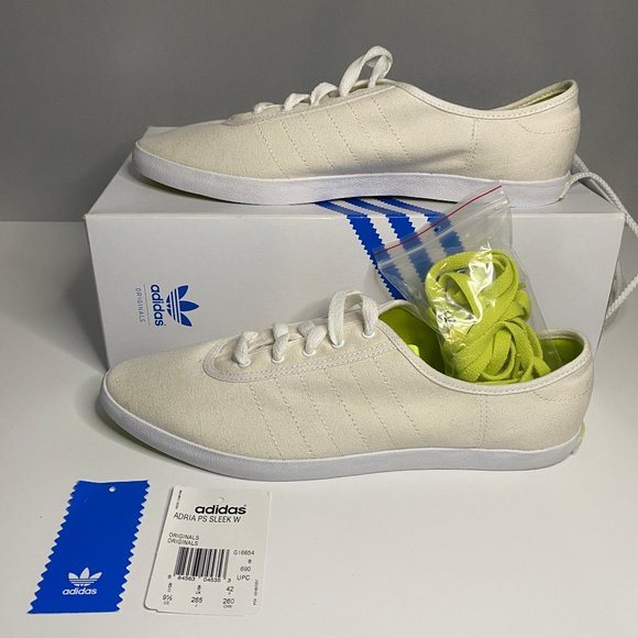 Adidas Adria PS Sleek W - White & Green - Picture 1 of 4